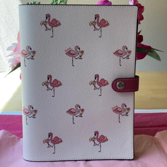 🦩 COACH FLAMINGO NOTEBOOK BUNDLE 🦩NWT 🦩 - Picture 13 of 16